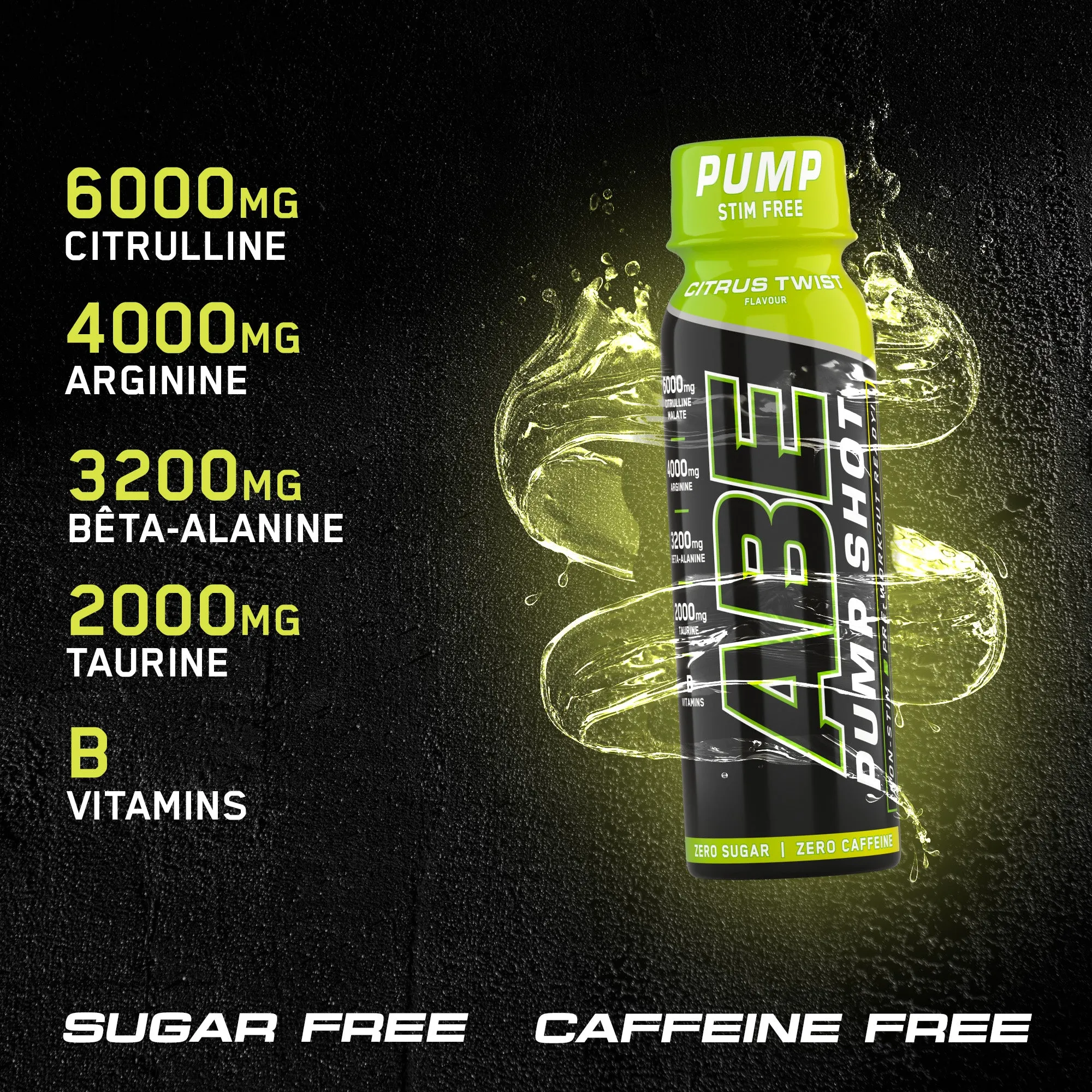 ABE Pump Pre-Workout Shots - Stim Free - Image 8