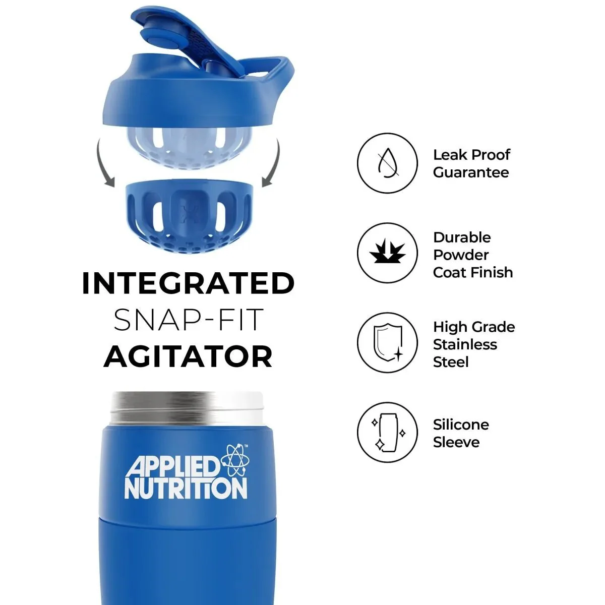 AN x Promixx Stainless Steel Shaker 700ml - Image 3