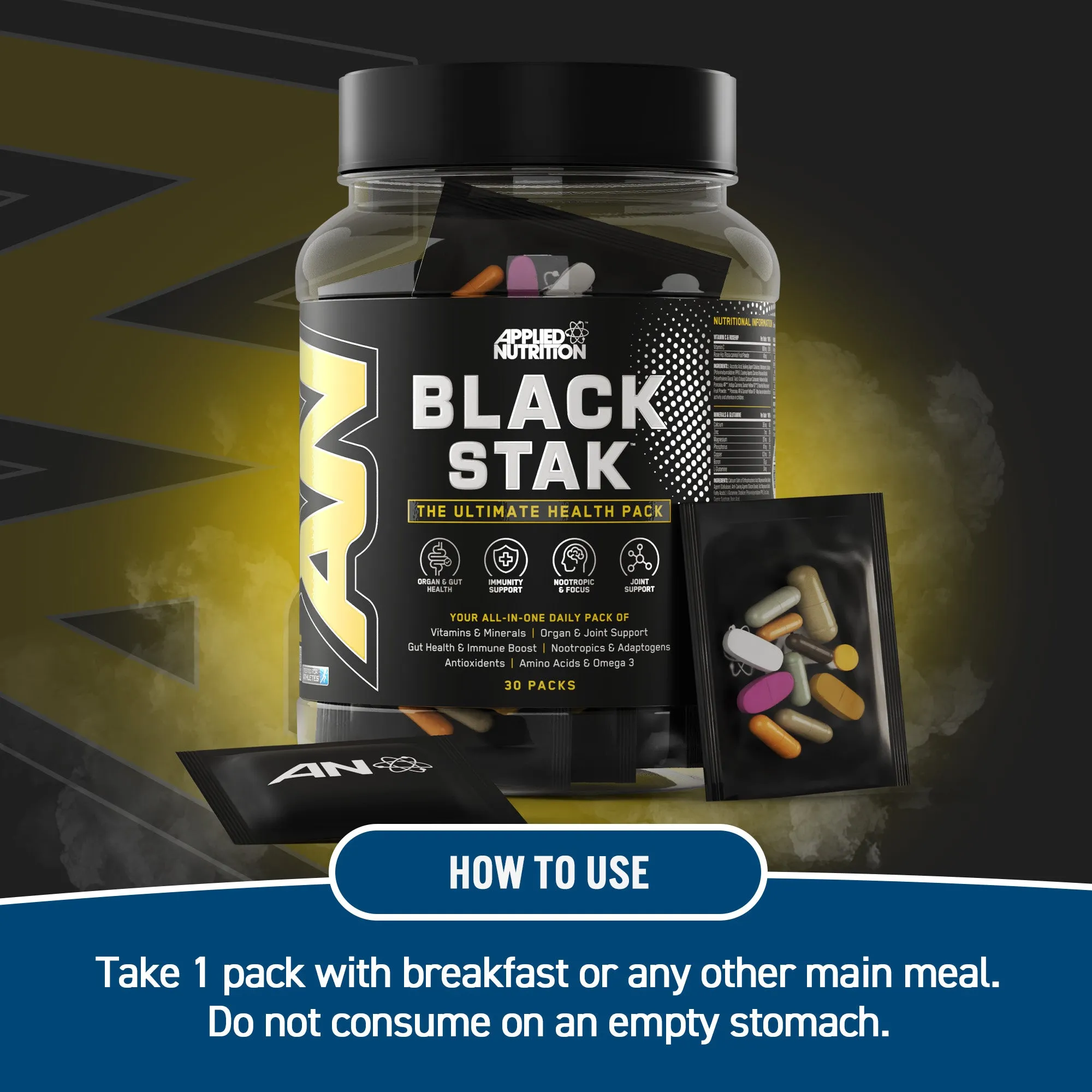 Black Stak - The Ultimate Health Pack (30 packs in each tub) - Image 5