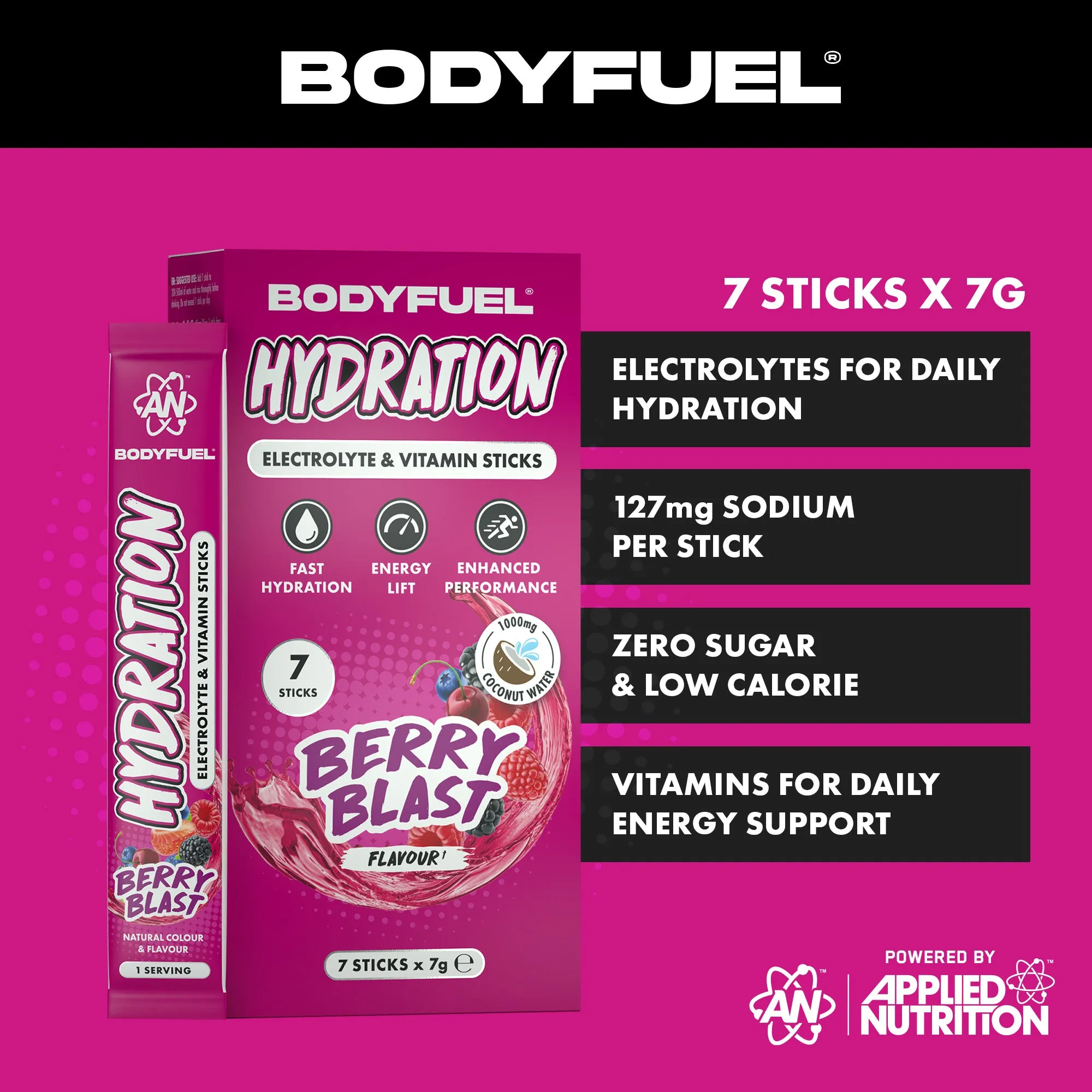 BodyFuel™ Hydration Electrolyte & Vitamin Stick Pack - Image 3