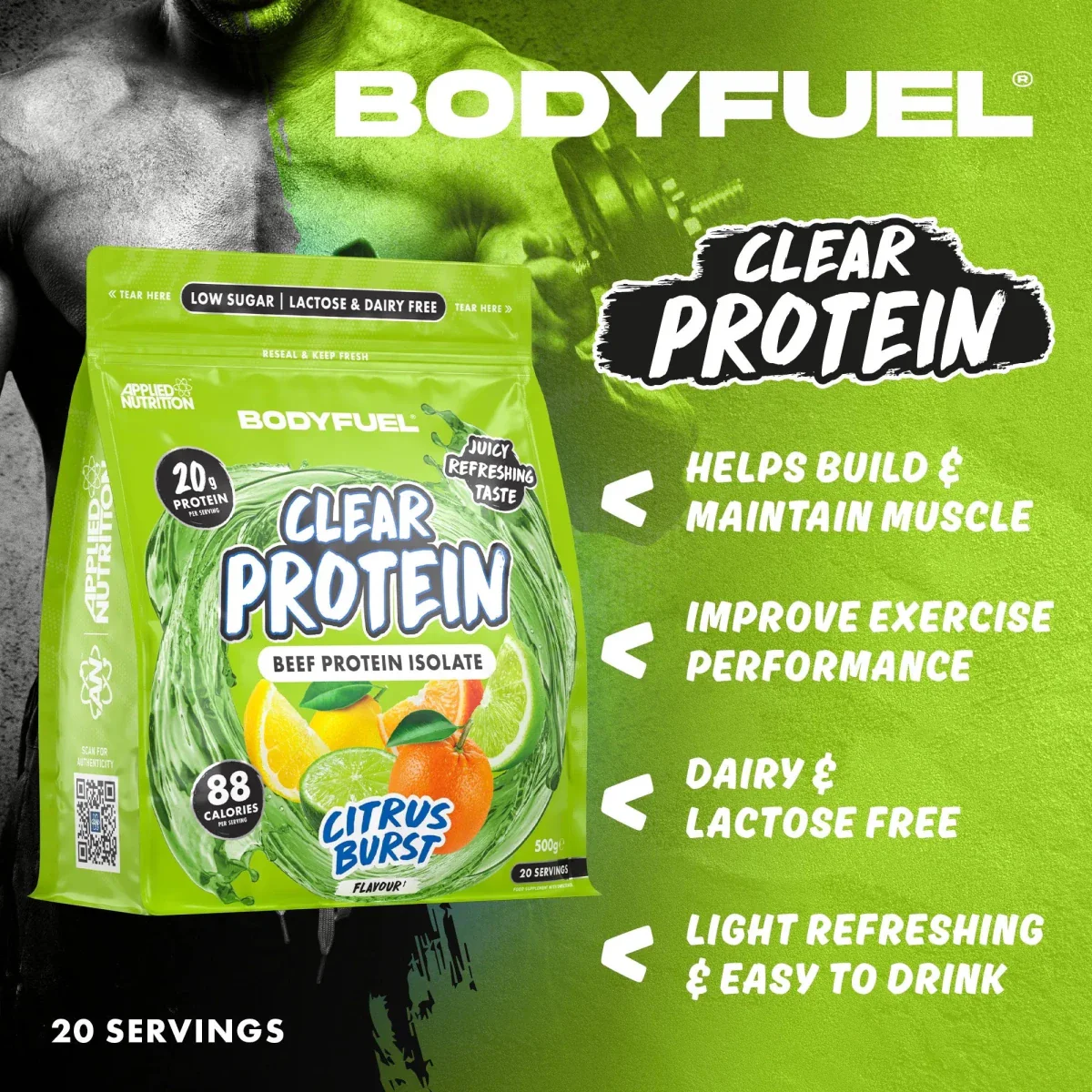 BODYFUEL Clear Beef Protein Isolate - Image 12