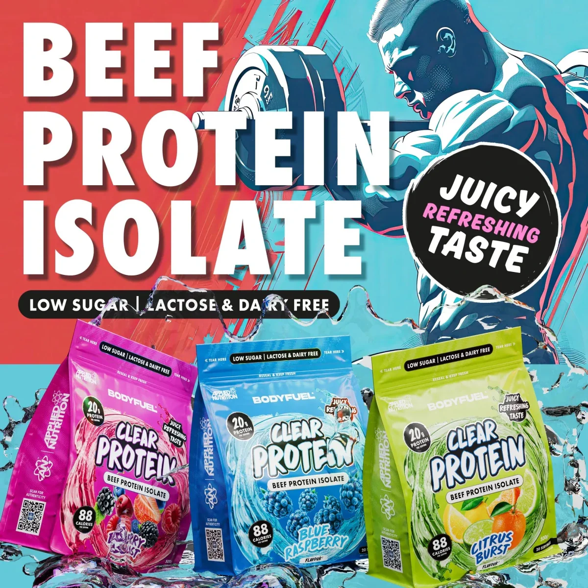 BODYFUEL Clear Beef Protein Isolate - Image 13
