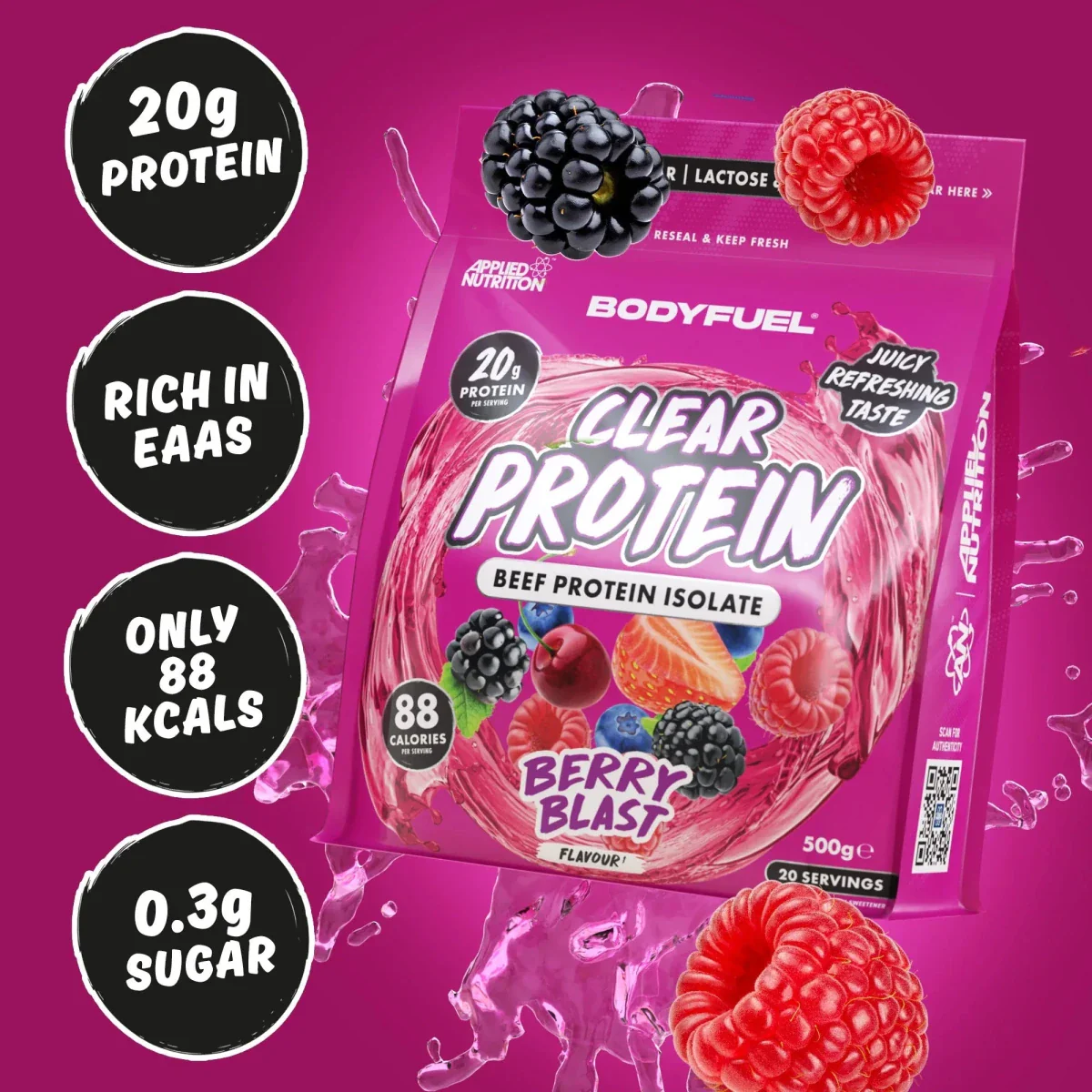 BODYFUEL Clear Beef Protein Isolate - Image 5