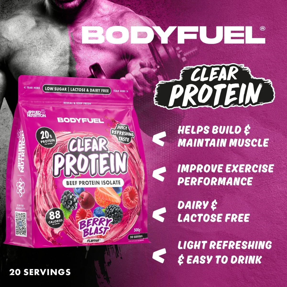 BODYFUEL Clear Beef Protein Isolate - Image 8