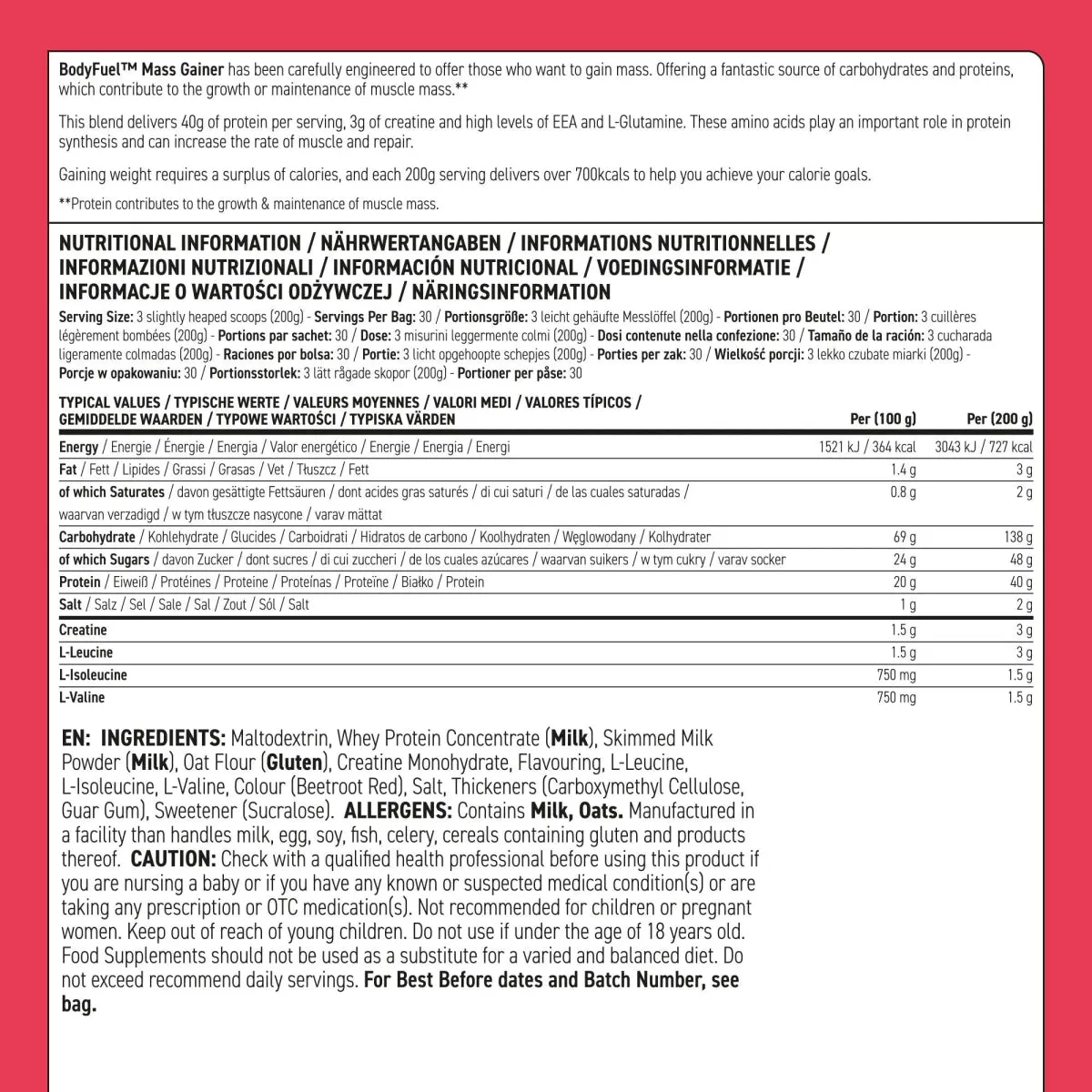 BODYFUEL™ Mass Gainer - Image 22