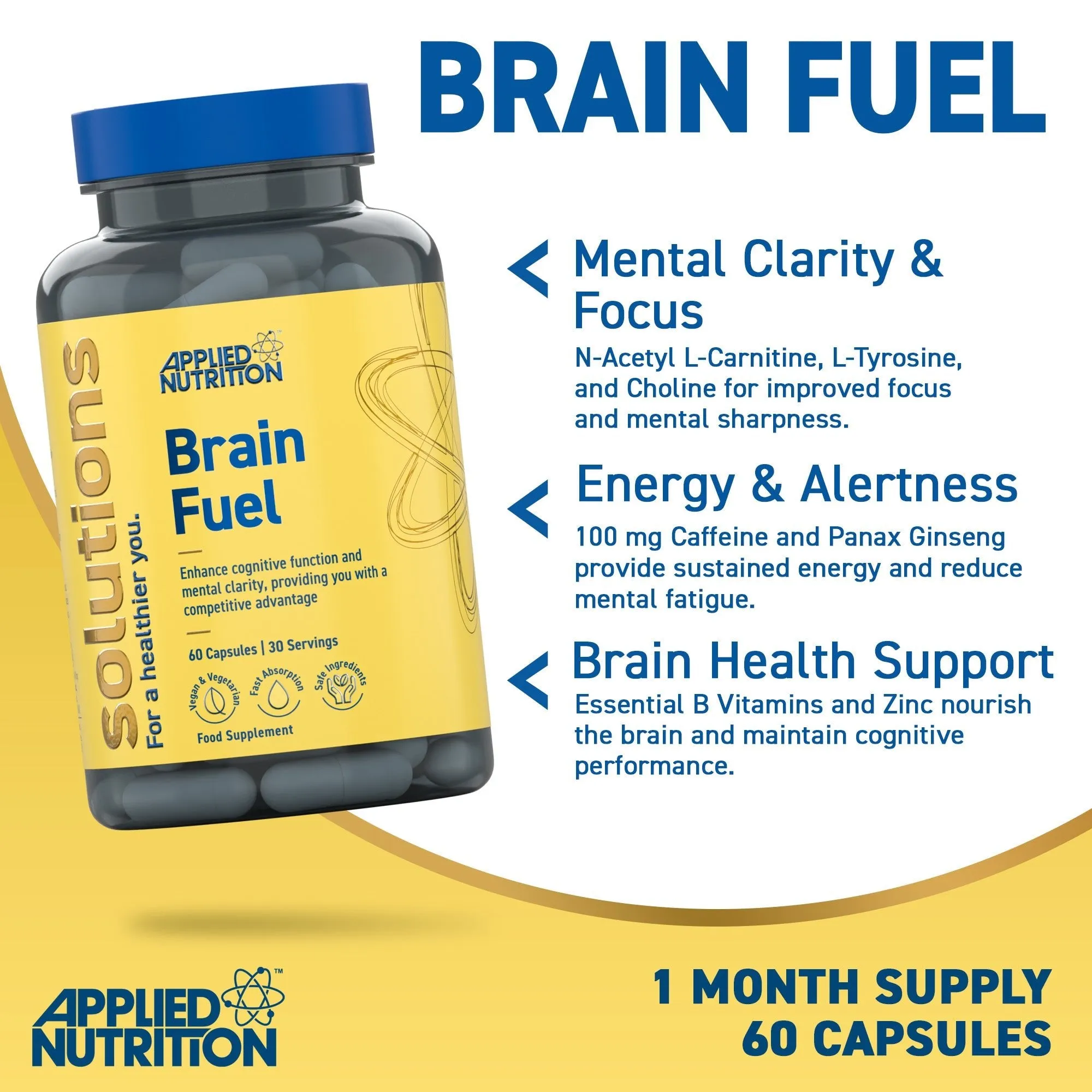 Brain Fuel Capsules (60 Capsules) - Image 2