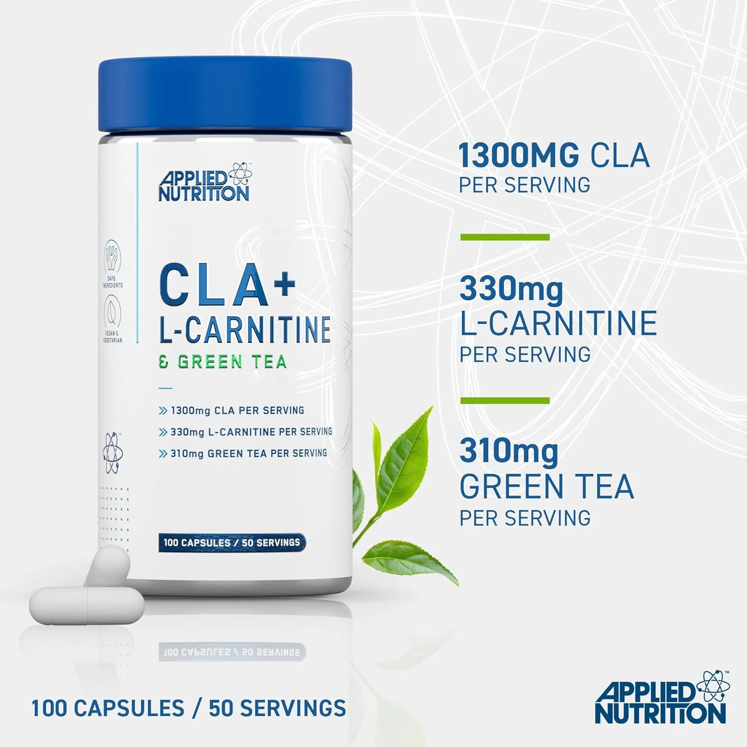 CLA + L-Carnitine & Green Tea Capsules - Image 2