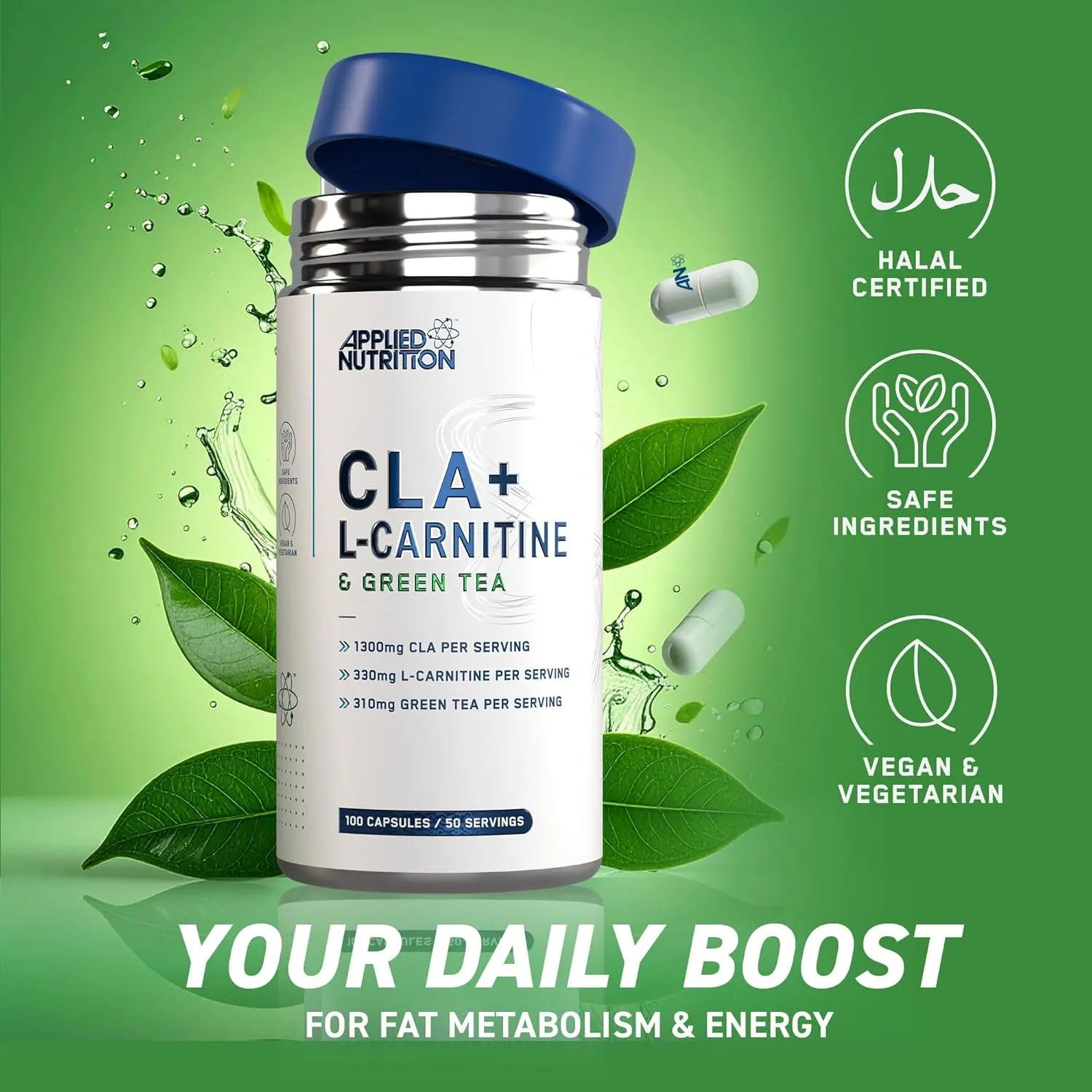 CLA + L-Carnitine & Green Tea Capsules - Image 3