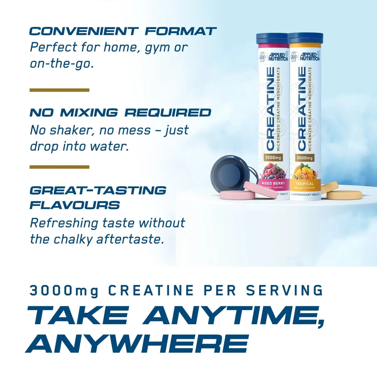 Creatine Monohydrate Effervescent Tablets - Image 12