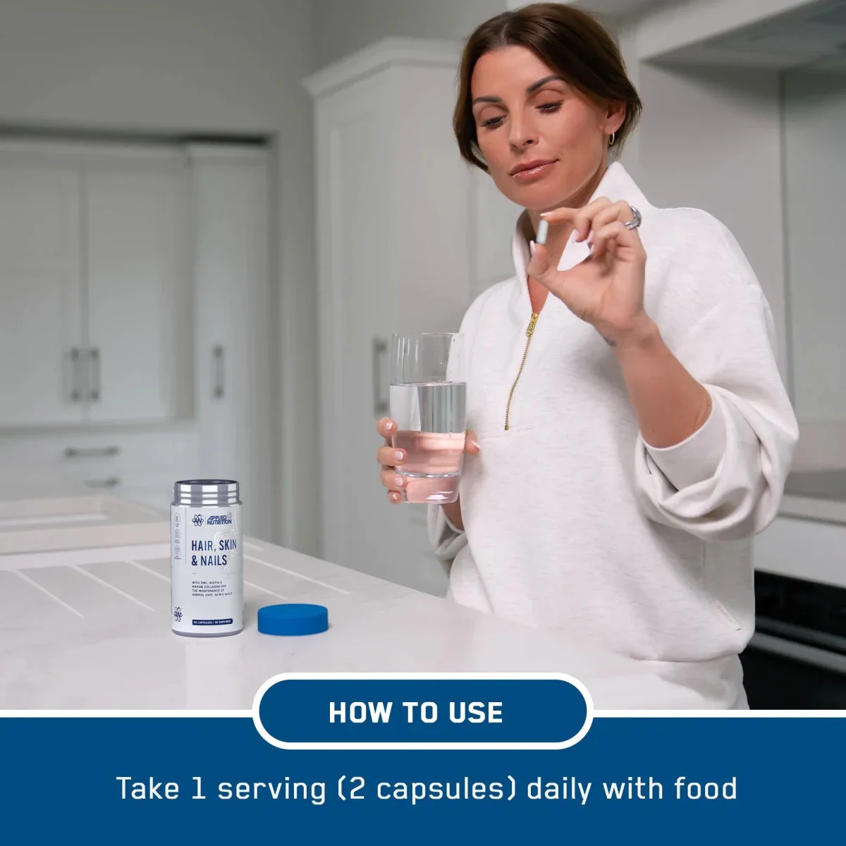 Hair Skin and Nails Collagen Capsules - Image 4