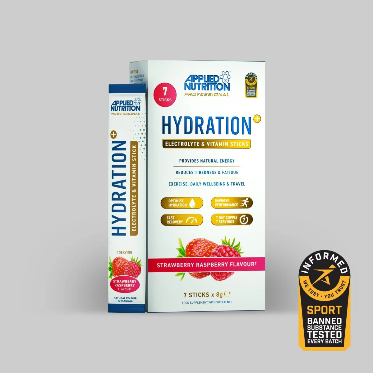 Hydration+ Electrolyte & Vitamin Powder Stick Pack - Image 2