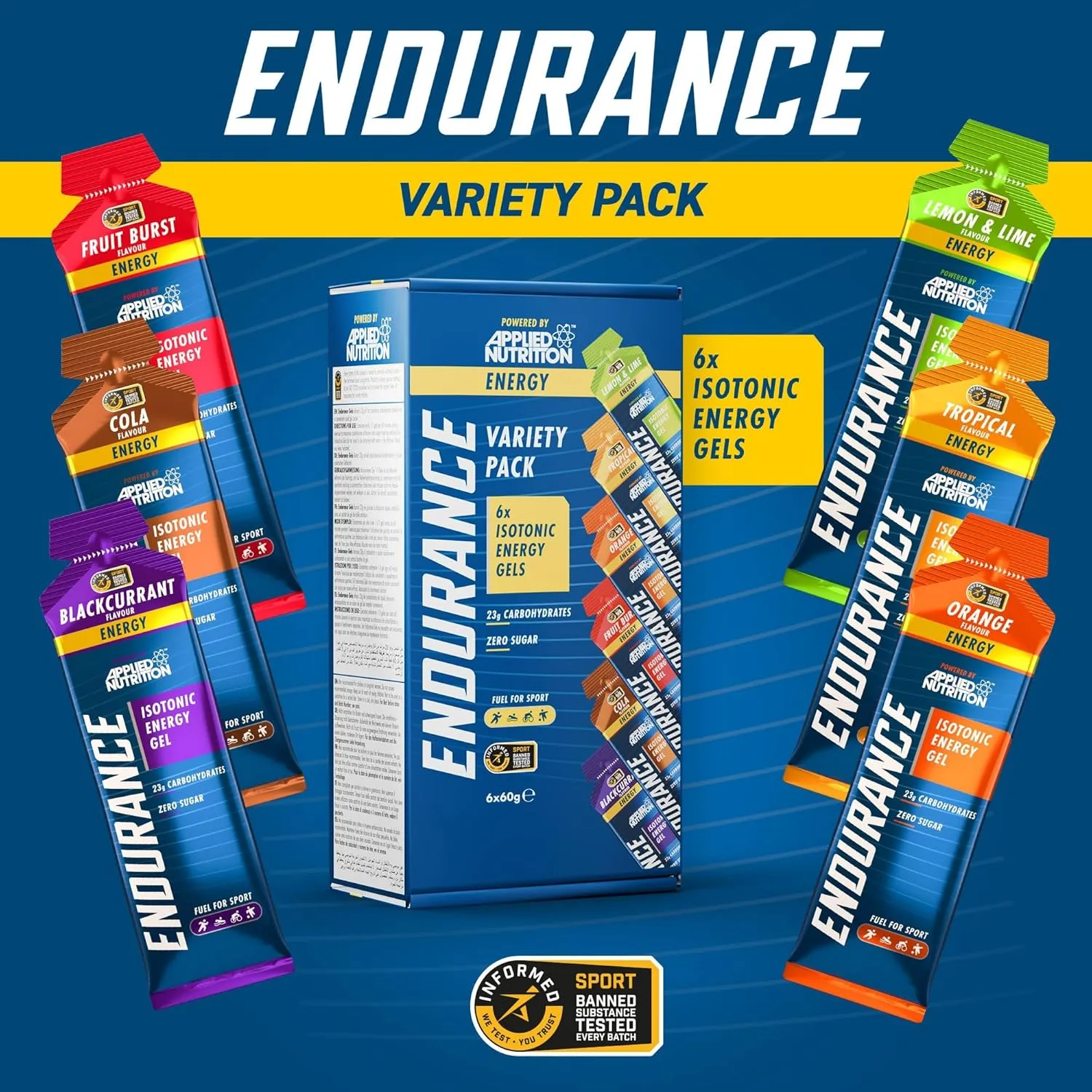 Isotonic Energy Gels Variety Pack (Box of 6 Gels) - Image 7