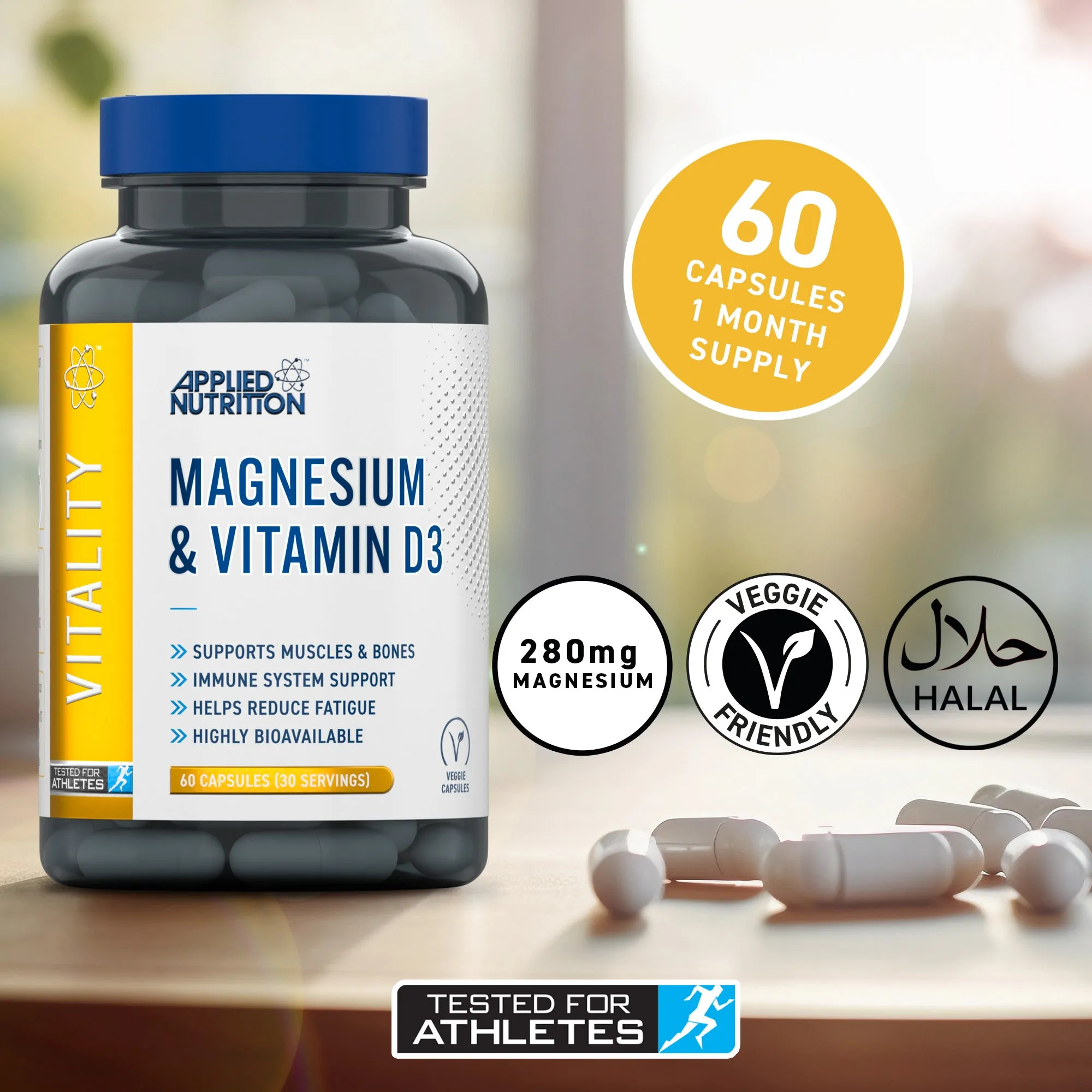 Magnesium & Vitamin D3 Capsules - Image 4