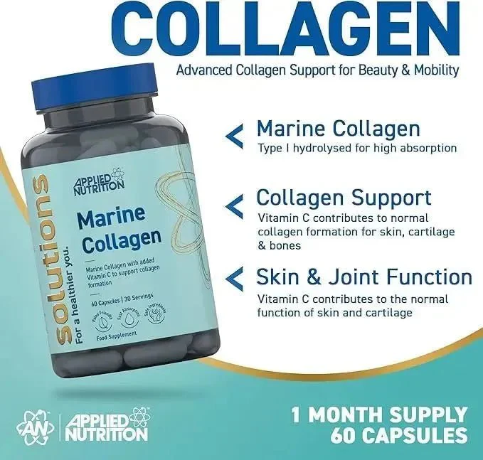 Marine Collagen Capsules - 30 Servings - Image 2