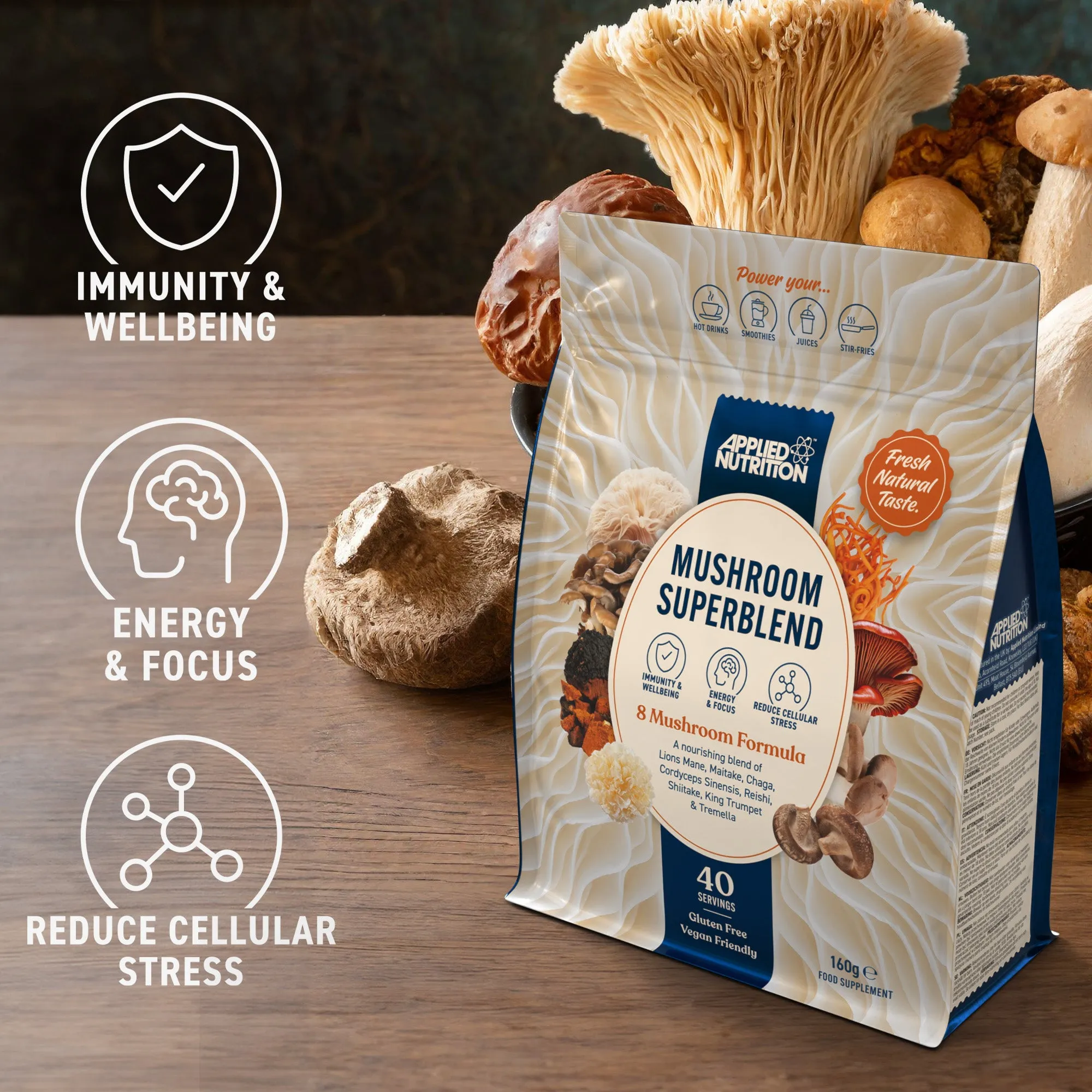Mushroom Superblend 160g - Image 5