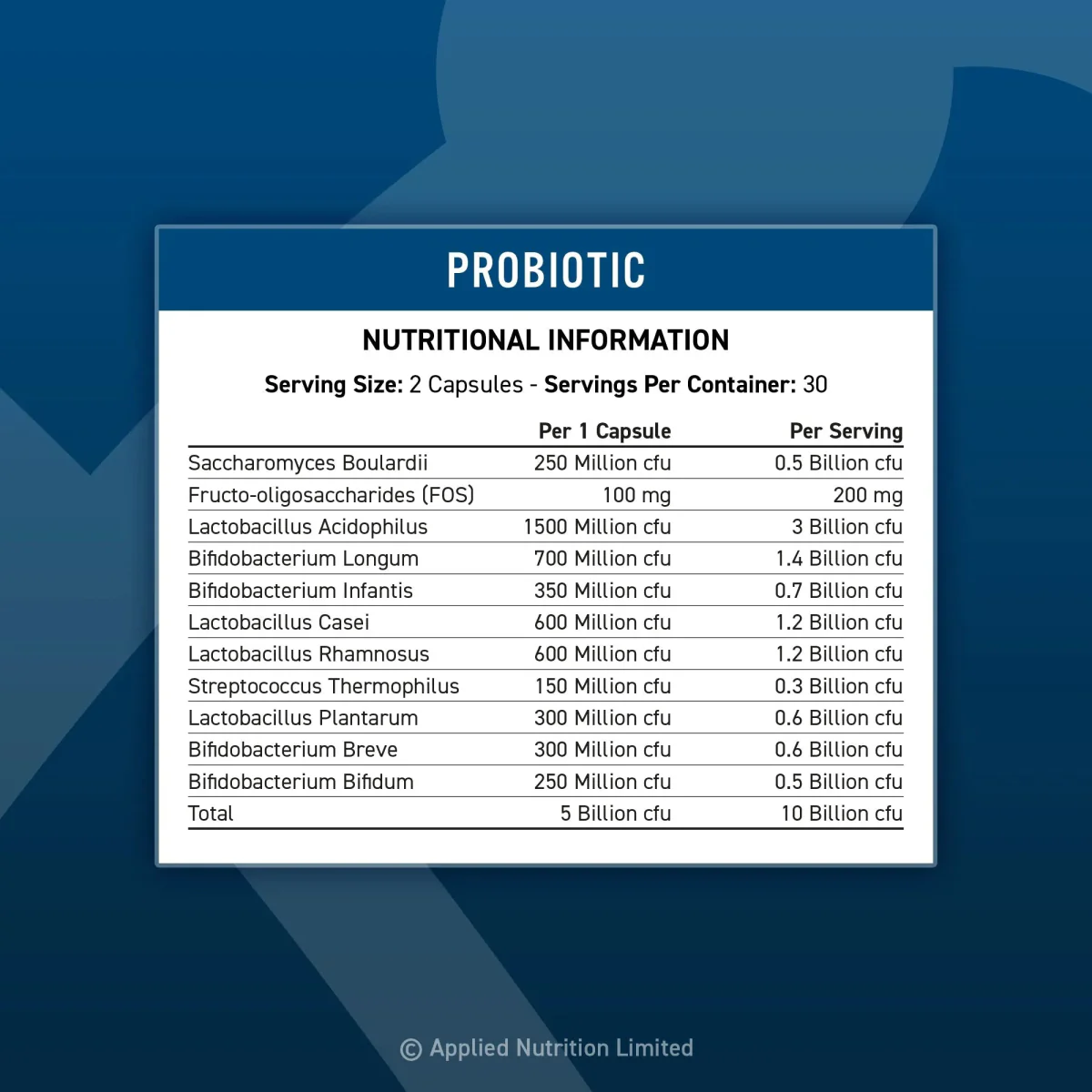 Probiotic - Advanced Multi-Strain Formula - Image 2